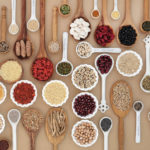 Healthy grains and legumes ready for cooking